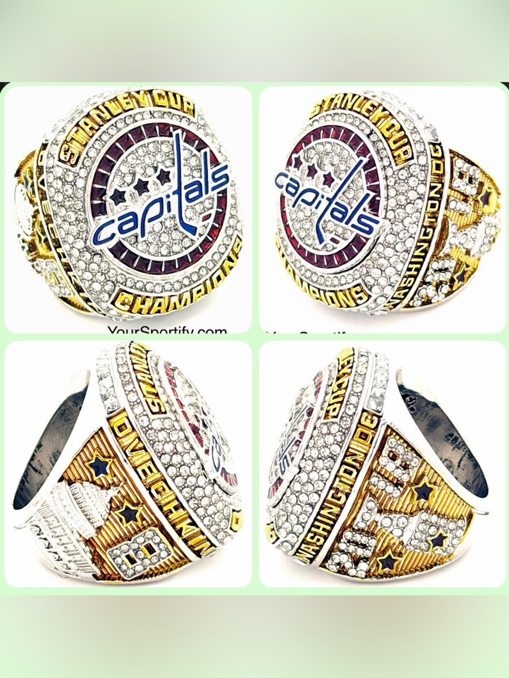 NHL / 2018 Washington Capitals Cup Championship Ring